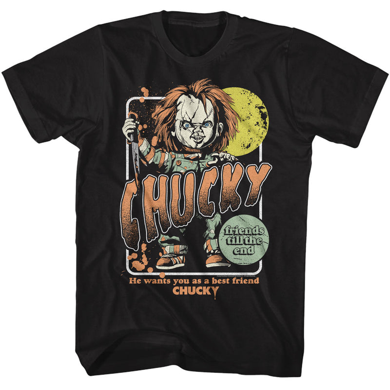 T-Shirt featuring design named Child's Play - Chucky Full Moon