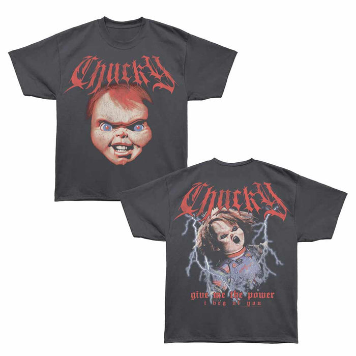 Child's Play - Metal Font (Oversized) (Front & Back)