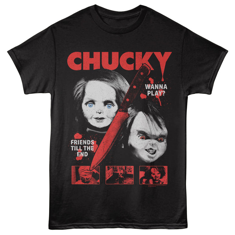 T-Shirt featuring design named Child's Play - Knife Split