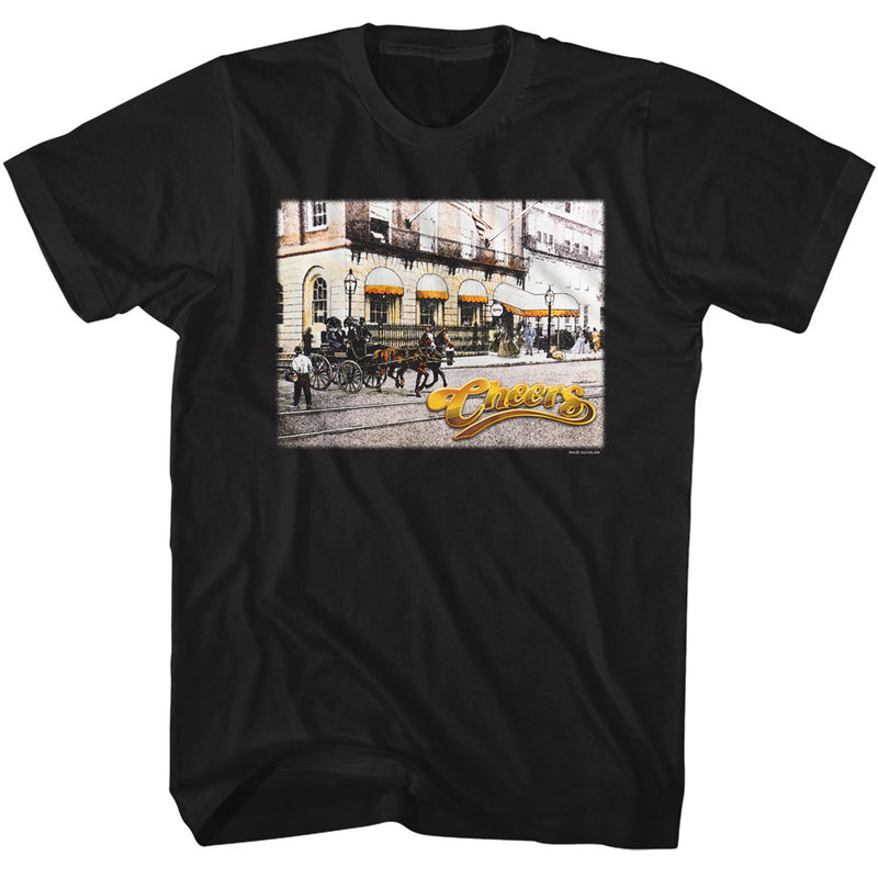 T-Shirt featuring design named Cheers - Street View