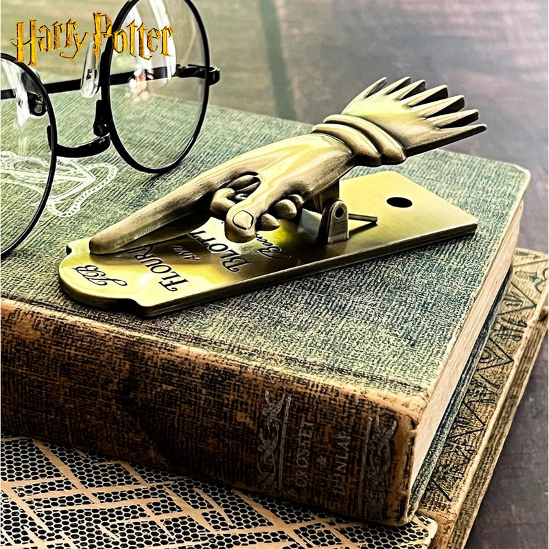 Harry Potter Flourish & Blotts Metal Hand Book Clip product image 7 of 9