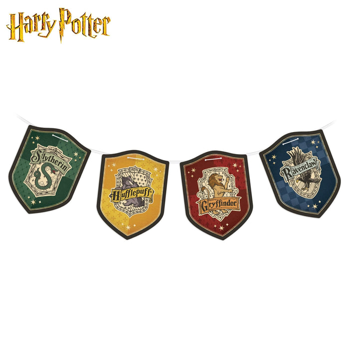 Harry Potter - Hogwarts House Pride Hanging Cardstock Banners | 32 Pieces
