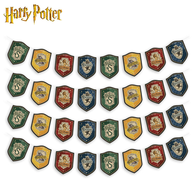 Harry Potter - Hogwarts House Pride Hanging Cardstock Banners | 32 Pieces
