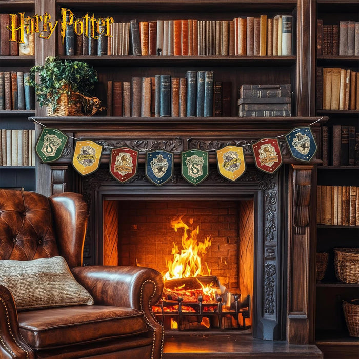 Harry Potter - Hogwarts House Pride Hanging Cardstock Banners | 32 Pieces