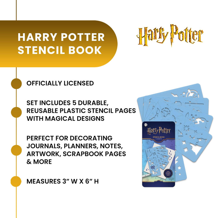 Harry Potter - 5-Page Stencil Book