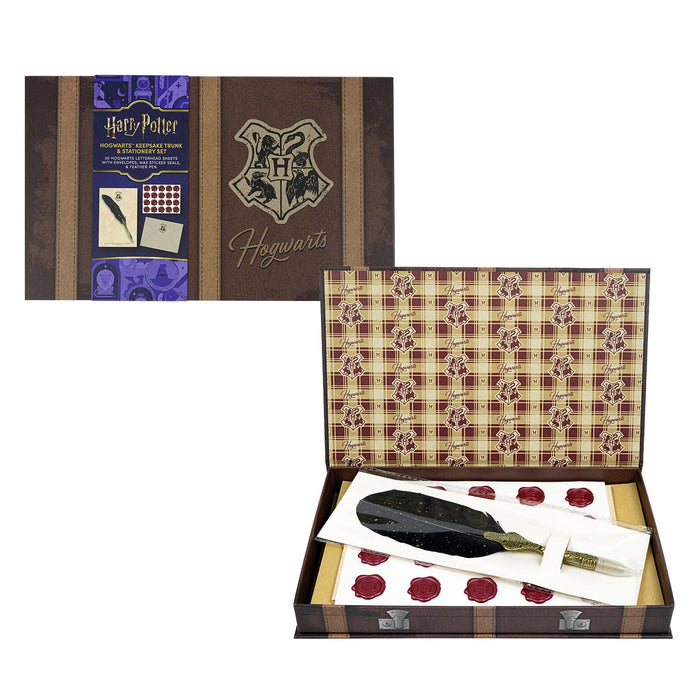 Harry Potter - Hogwarts Boxed 20-Piece Stationery Set with Wax Seals & Feather Pen