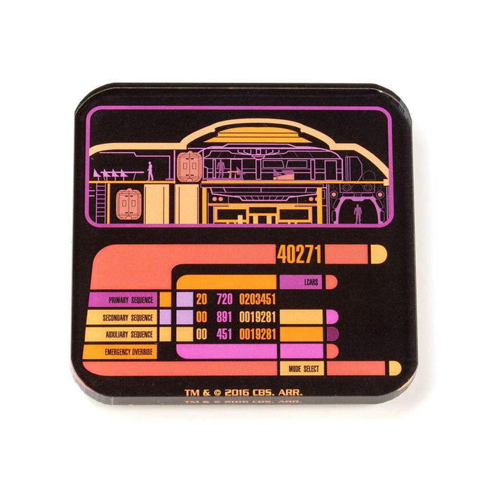 Star Trek LCARS Drink Coasters, Set of 2
