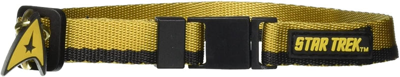 Star Trek Uniform Cat Collar | Gold