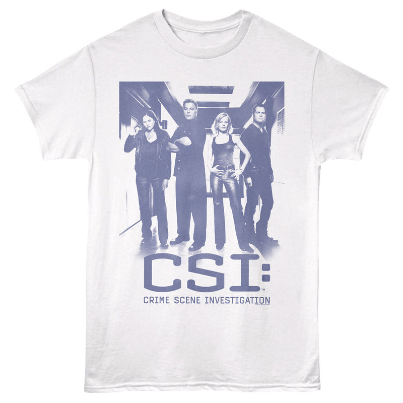 T-Shirt featuring design named CSI: Crime Scene Investigation - Group Hallway
