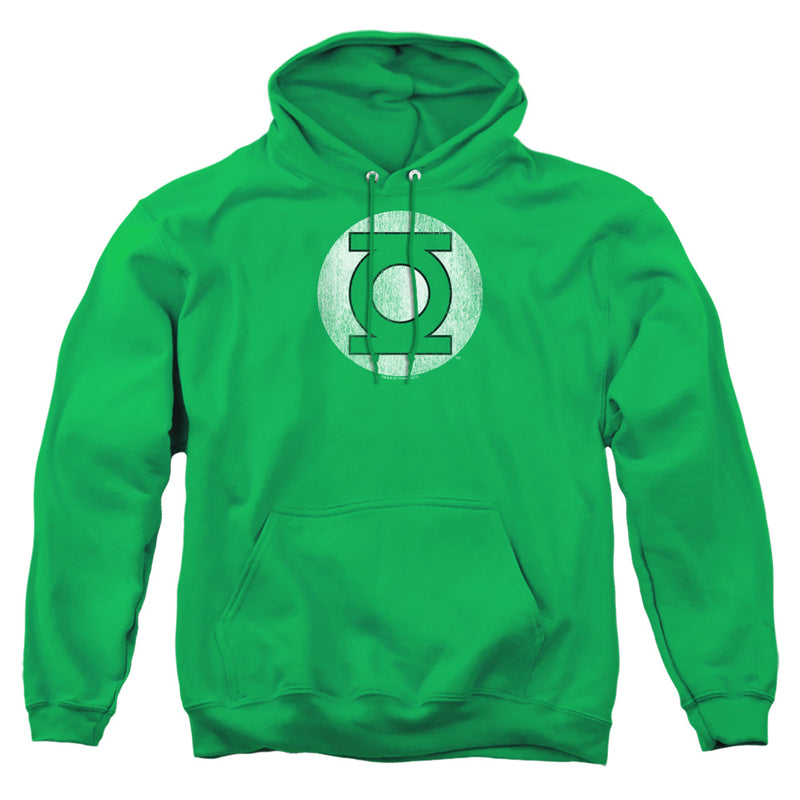 Hoodie featuring design named Green Lantern - Green Lantern Logo Distressed