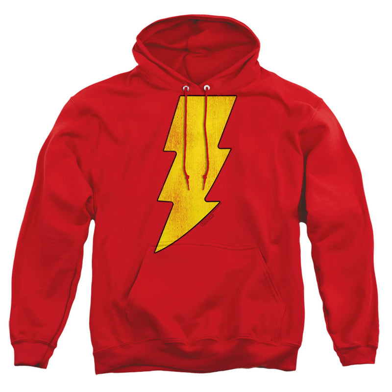 Hoodie featuring design named Shazam - Shazam Logo Distressed