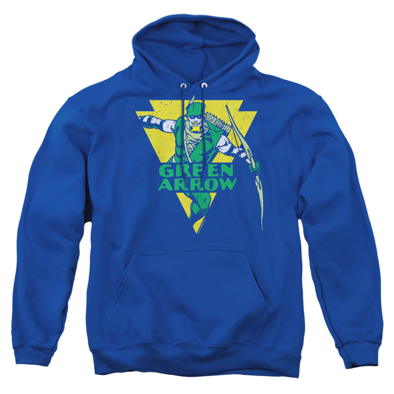Hoodie featuring design named Green Arrow - Arrow Logo Distressed