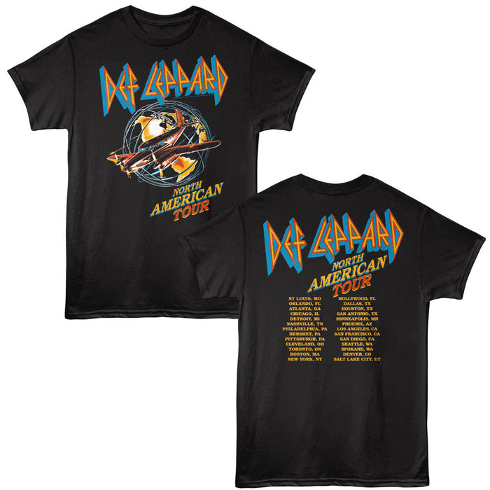 Def Leppard - North American Tour Plane (Front & Back)