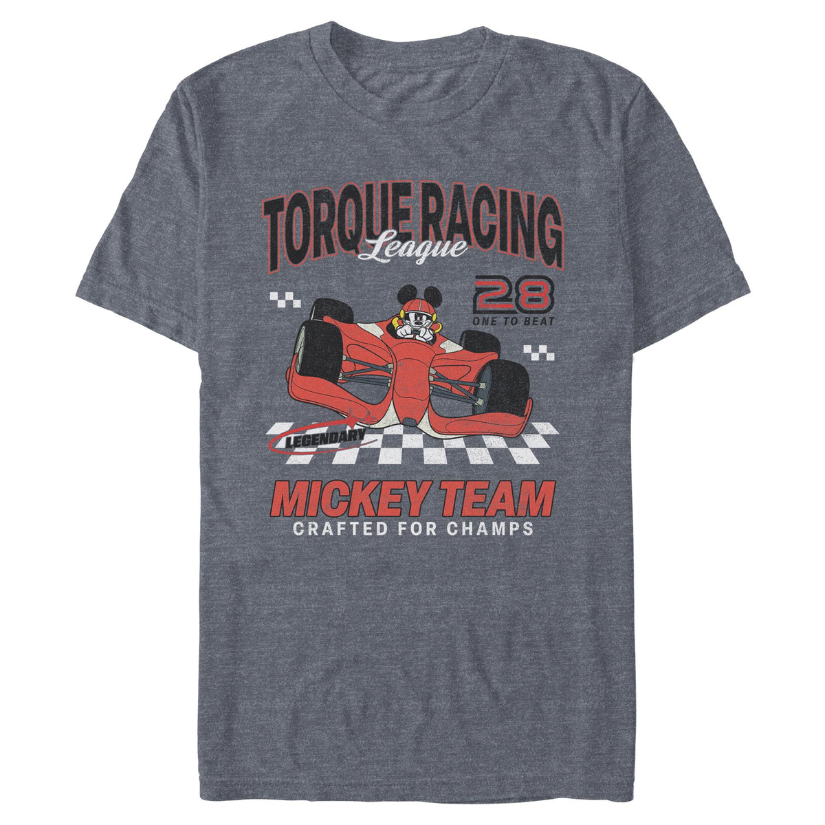 Mickey Mouse & Friends Mickey Race Team Men's T-Shirt — MeTV Mall