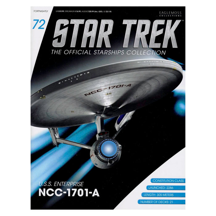 Eaglemoss Star Trek Starship Replica | USS Enterprise NCC-1701-A #72