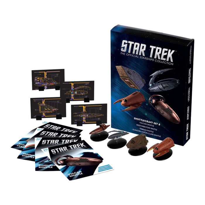 Eaglemoss Star Trek Starship Replica Box Set Of 4 | Shuttle Set 8