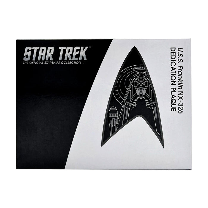 Eaglemoss Star Trek USS Franklin NX-326 Dedication Plaque