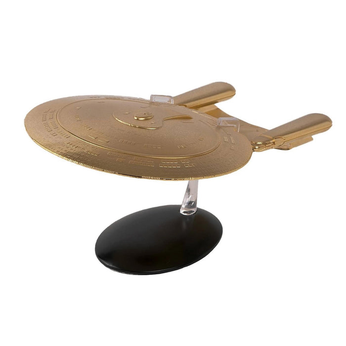 Eaglemoss Star Trek StarShip Replica | 18K Gold USS Enterprise NCC-1701-D