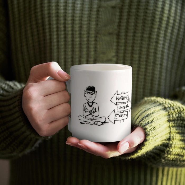 Star Trek Spock "Nothing Unreal Exists" 12 Ounce Ceramic Mug