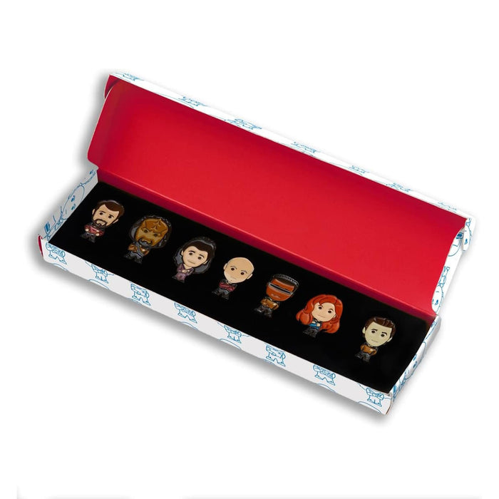Star Trek The Next Generation Chibi Characters 7 Piece Pin Badge Set
