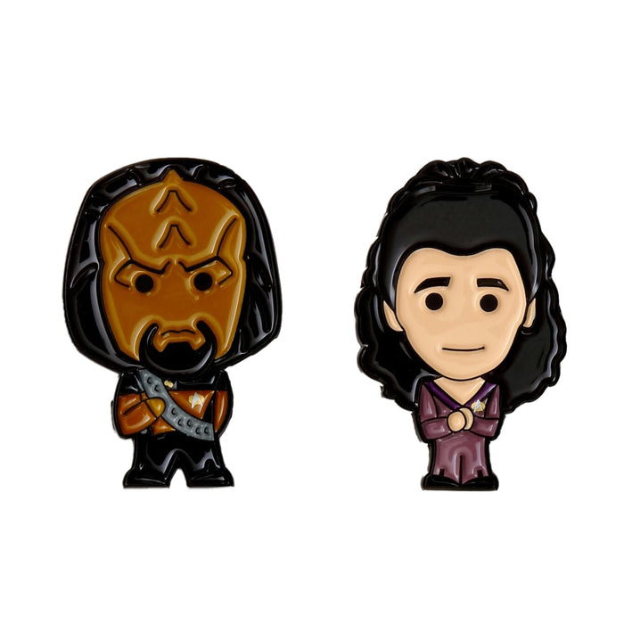 Star Trek The Next Generation Chibi Characters 7 Piece Pin Badge Set