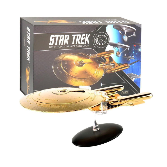 Eaglemoss Star Trek Starship Replica | XL USS Enterprise NCC-1701-D Gold Variant