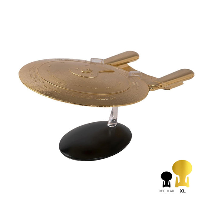 Eaglemoss Star Trek Starship Replica | XL USS Enterprise NCC-1701-D Gold Variant
