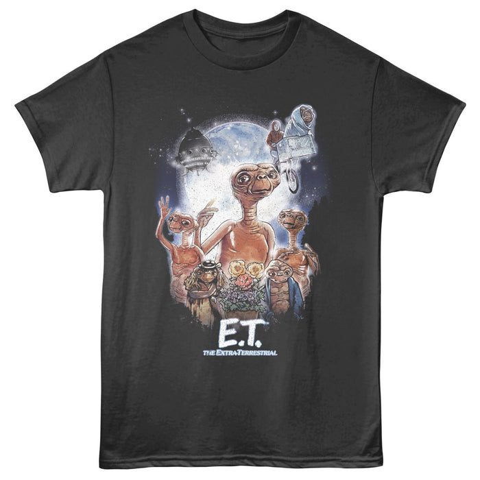 E.T. the Extra-Terrestrial - Collage with Moon