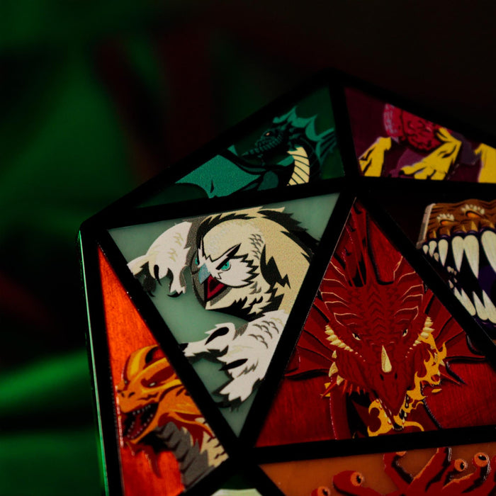 Dungeons & Dragons D20 Die Metal Medallion