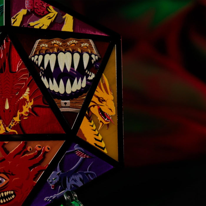 Dungeons & Dragons D20 Die Metal Medallion