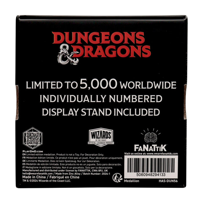 Dungeons & Dragons D20 Die Metal Medallion