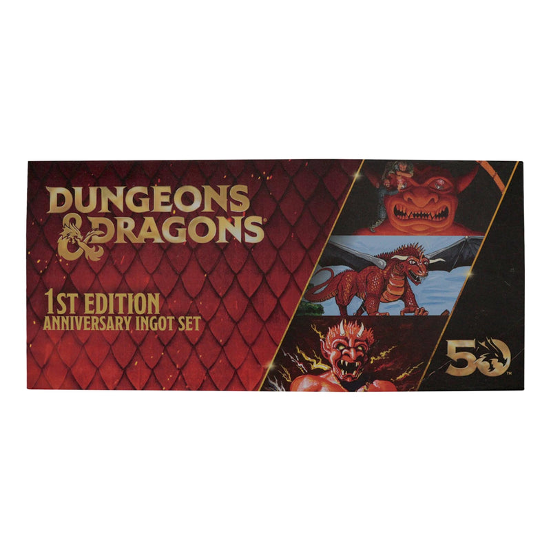 Dungeons & Dragons - 50th Anniversary 1st Edition Book Cover Ingot Set