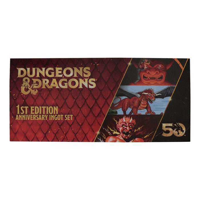 Dungeons & Dragons - 50th Anniversary 1st Edition Book Cover Ingot Set