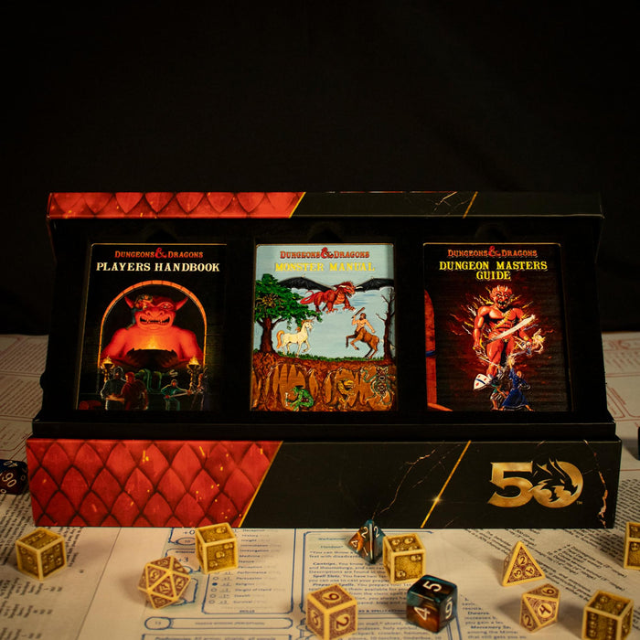 Dungeons & Dragons - 50th Anniversary 1st Edition Book Cover Ingot Set