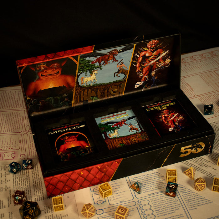 Dungeons & Dragons - 50th Anniversary 1st Edition Book Cover Ingot Set