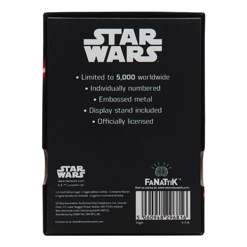 Star Wars: The Empire Strikes Back - Luke and Vader Limited Edition Metal Ingot product image 8 of 9