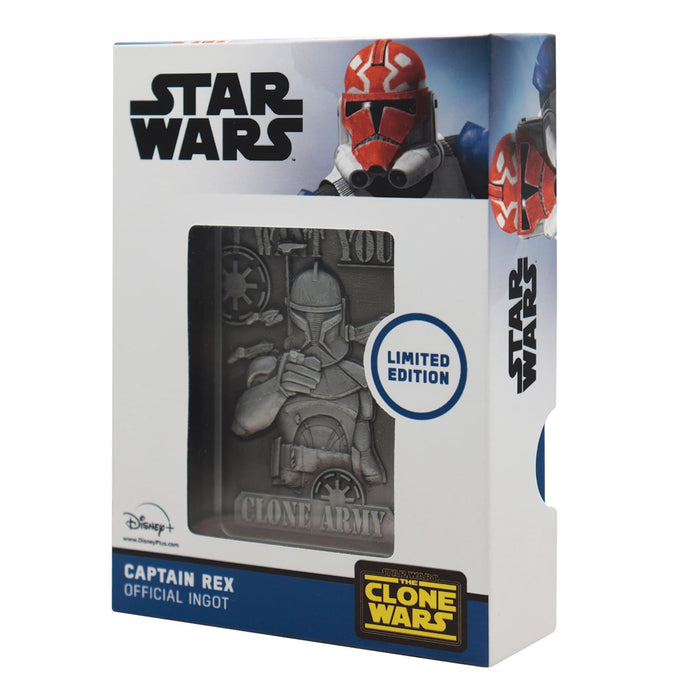 Star Wars: The Clone Wars - Captain Rex Limited Edition Embossed Metal Ingot
