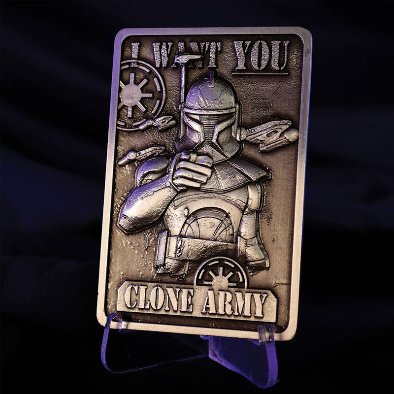 Star Wars: The Clone Wars - Captain Rex Limited Edition Embossed Metal Ingot product image 4 of 9
