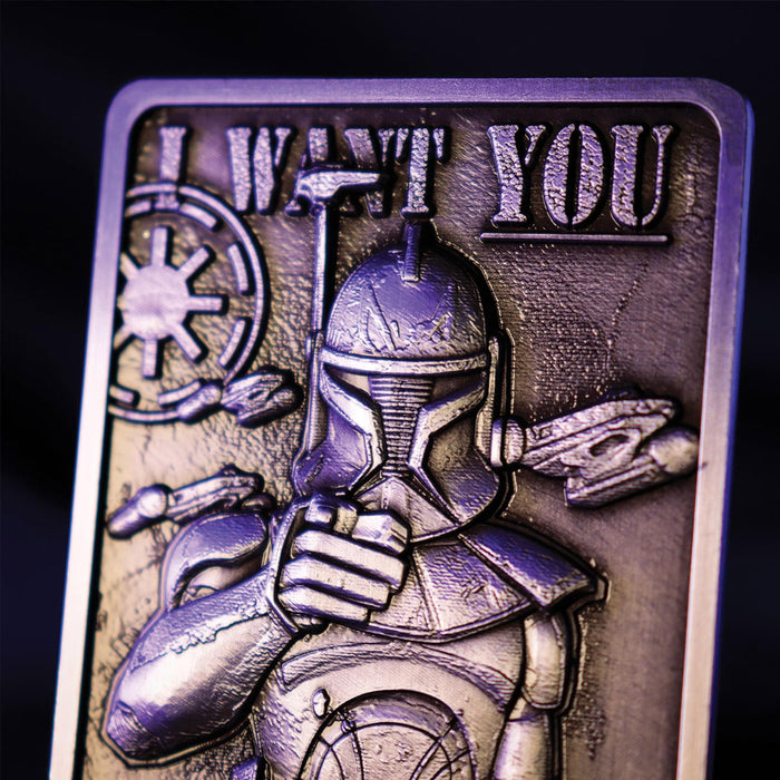 Star Wars: The Clone Wars - Captain Rex Limited Edition Embossed Metal Ingot
