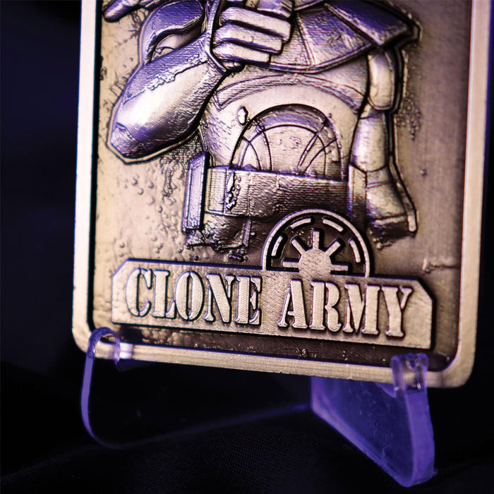 Star Wars: The Clone Wars - Captain Rex Limited Edition Embossed Metal Ingot