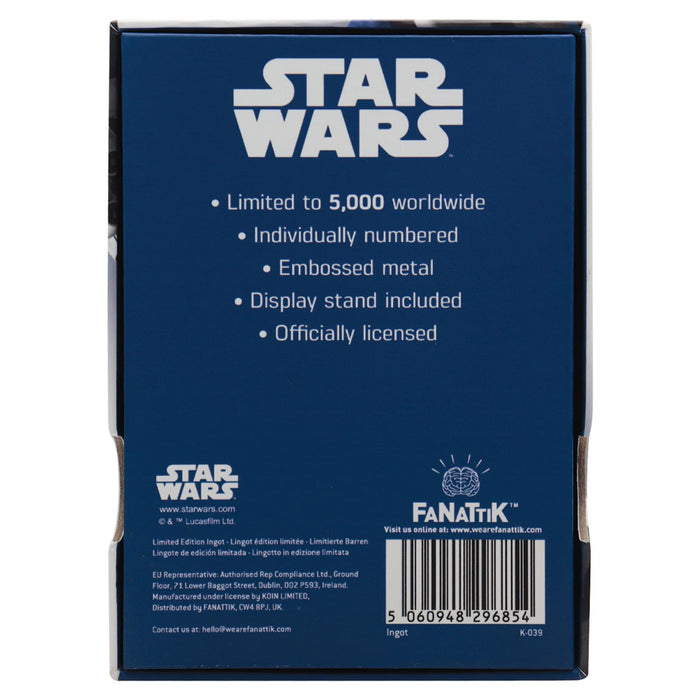 Star Wars: The Clone Wars - Captain Rex Limited Edition Embossed Metal Ingot