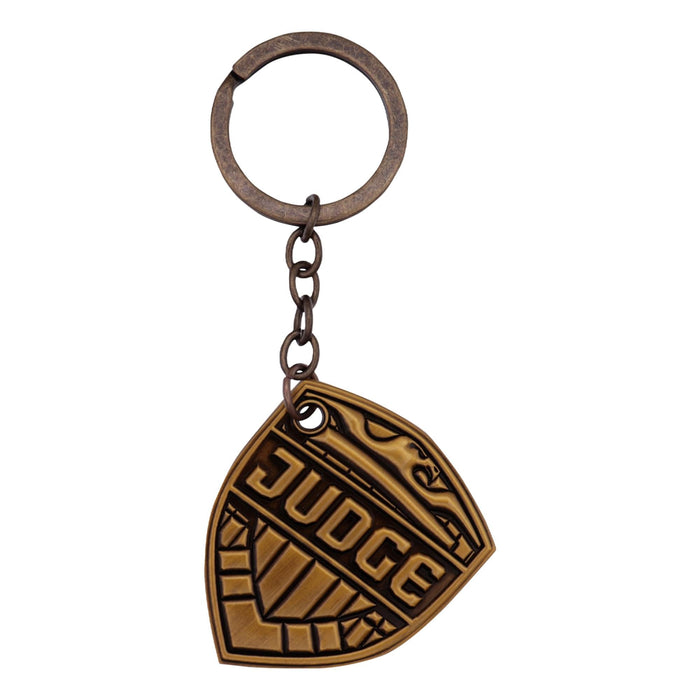 2000 AD Judge Dredd Badge Limited Edition Metal Keychain