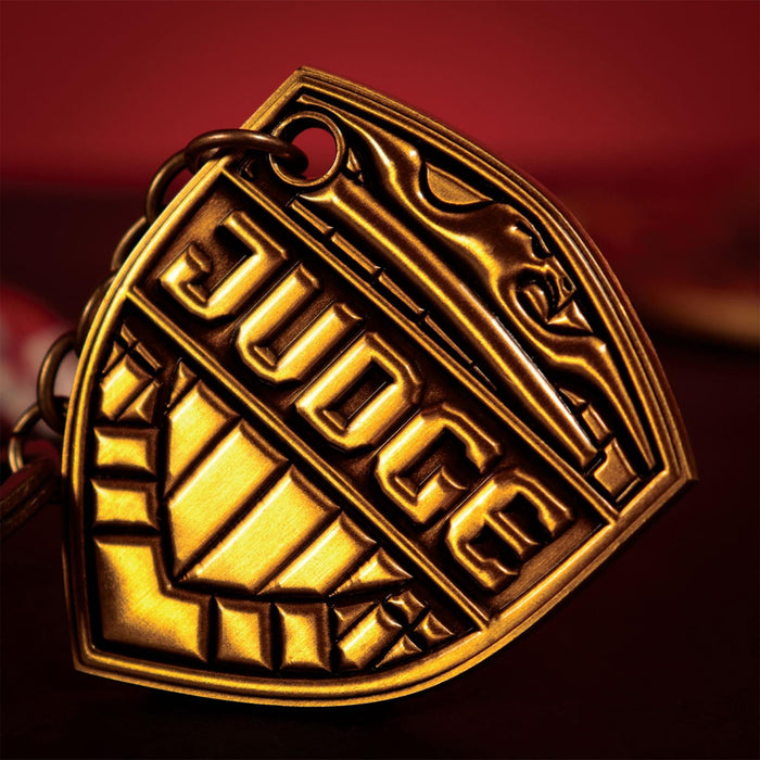 2000 AD Judge Dredd Badge Limited Edition Metal Keychain