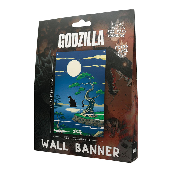 Godzilla - Japanese Fabric Wall Banner | 33.5 x 49.5 inches