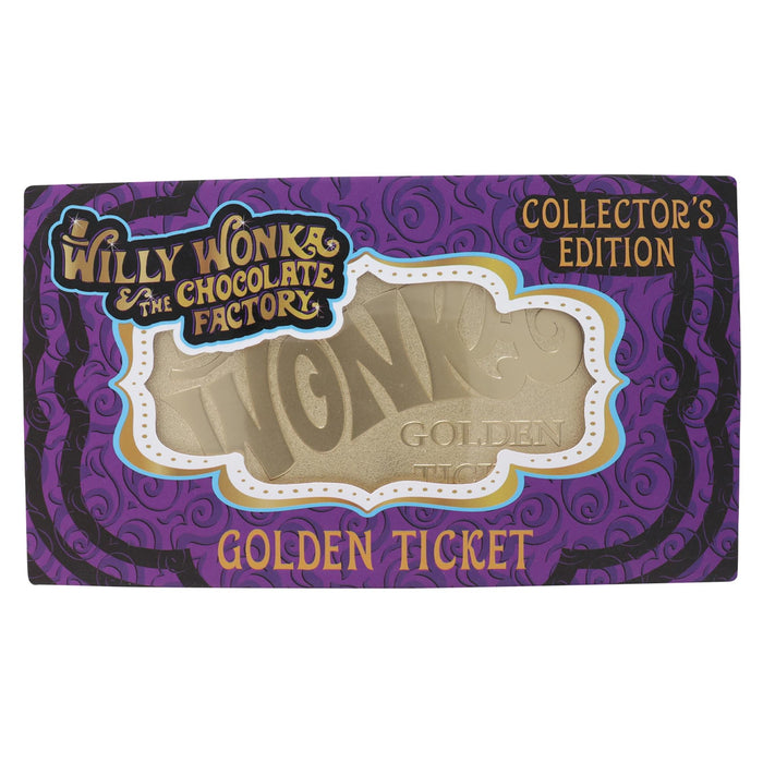 Willy Wonka Full-Sized Golden Ticket Replica | Collector's Edition