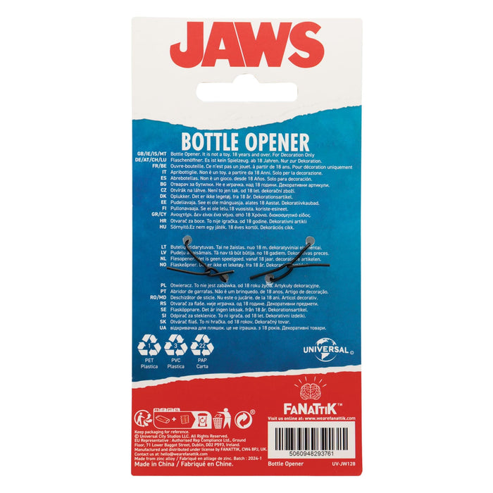 Jaws 50th Anniversary Shark Magnetic Metal Bottle Opener
