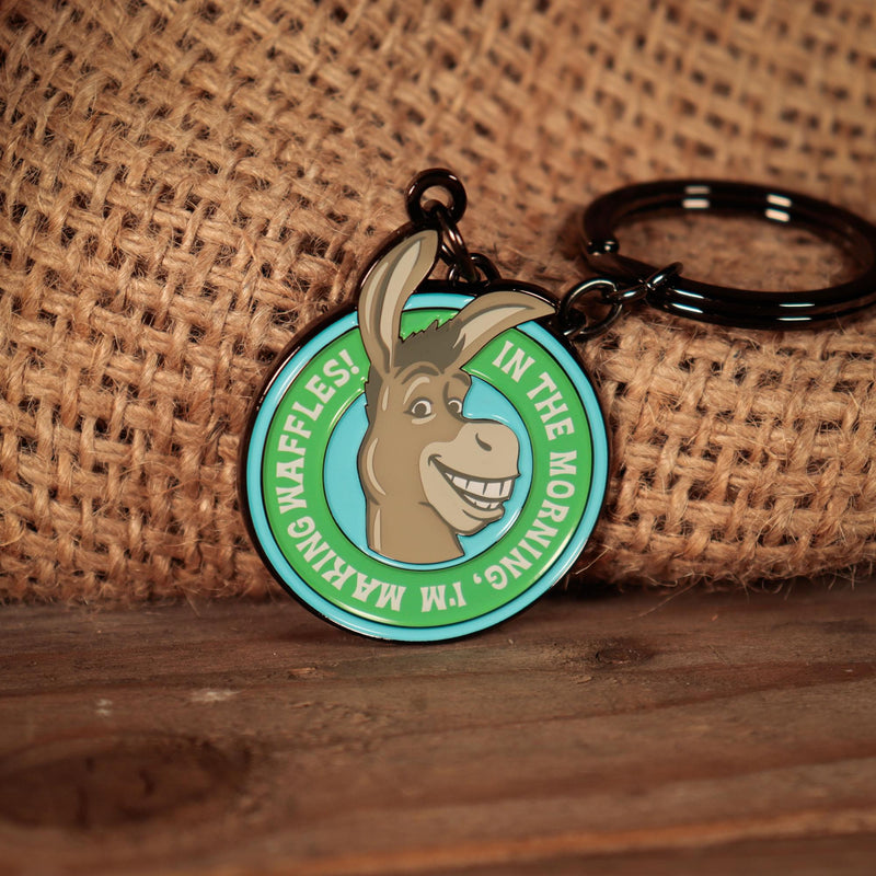 Shrek - "Donkey Waffles" Limited Edition Enamel Metal Keychain product image 3 of 5