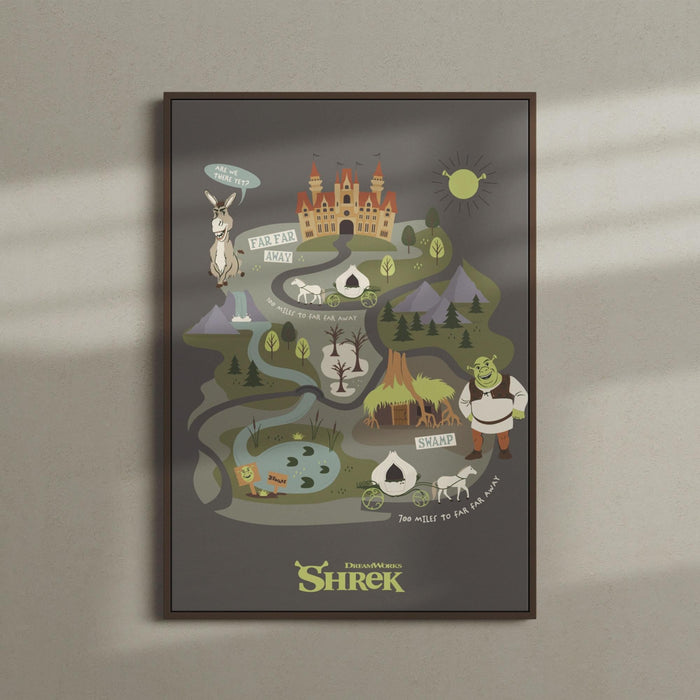 Shrek - "Journey to Far Far Away" A3 Art Print | 11.5 x 16.5 Inches