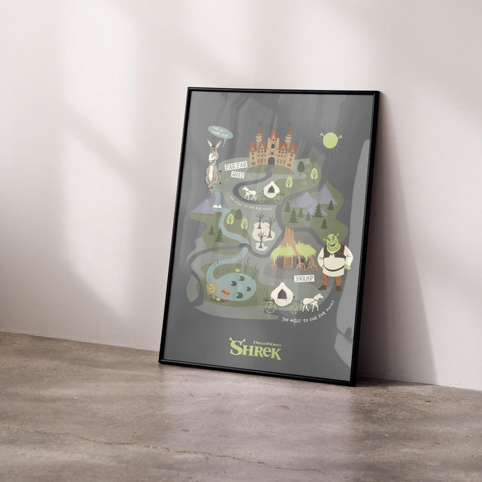 Shrek - "Journey to Far Far Away" A3 Art Print | 11.5 x 16.5 Inches