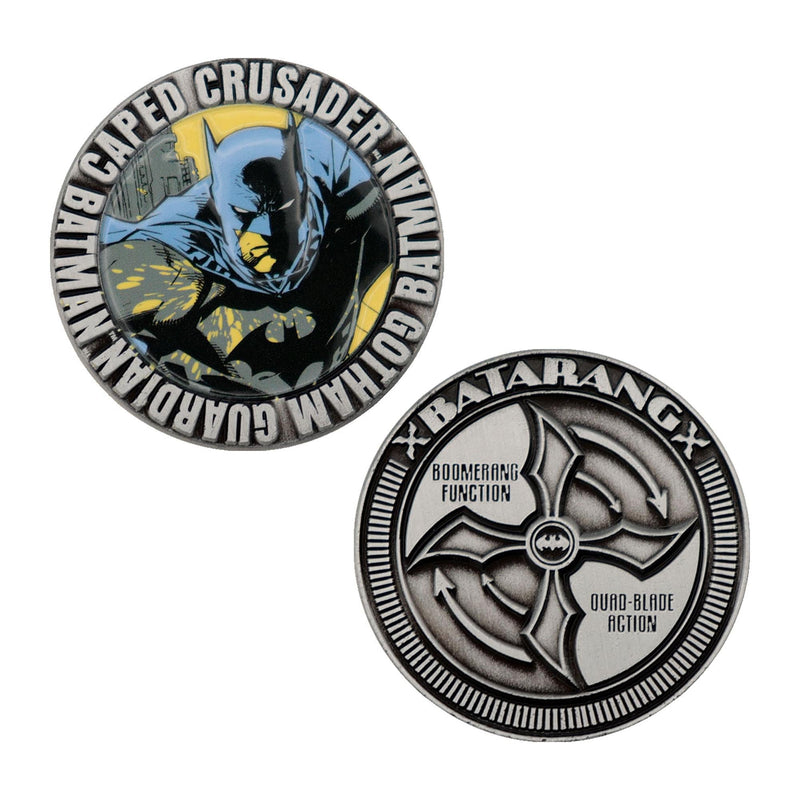 DC Comics Batman Caped Crusader Batarang Embossed Collectible Coin product image 1 of 7